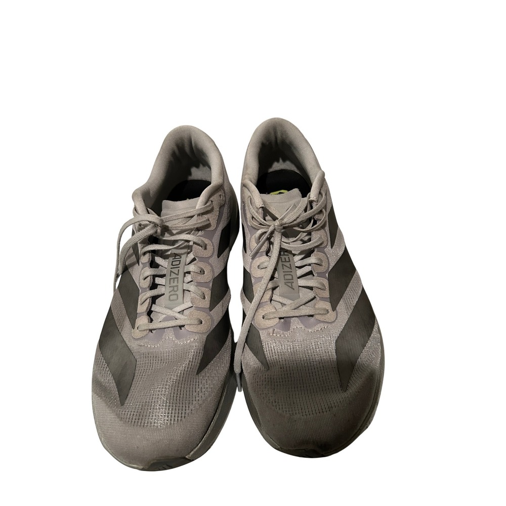 Adidas Adizero Evo SL Men's Size 12 Grey Black Running Shoes JR3419
